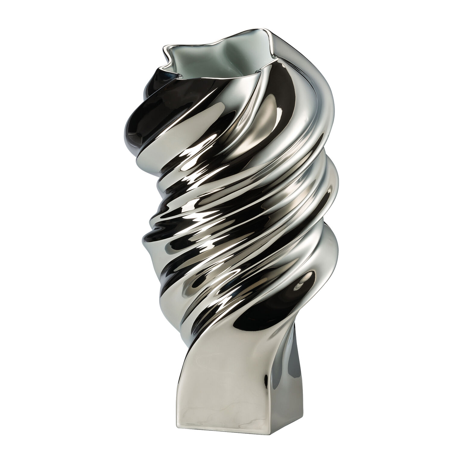 Squall Platin titanisiert Vase 32 cm