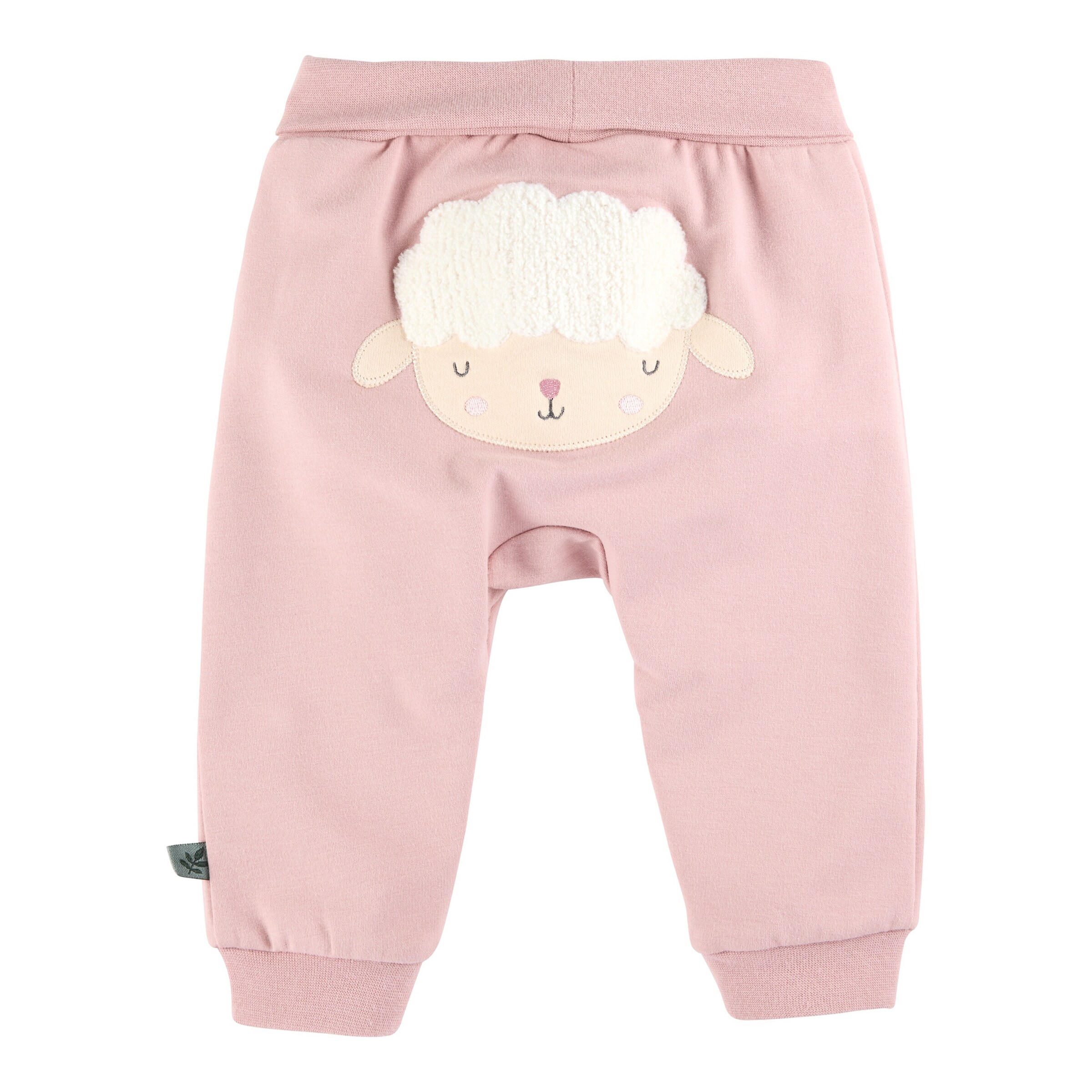 Bornino - Tiny Friends Jogginghose mit Po-Applikation Schaf altrosa