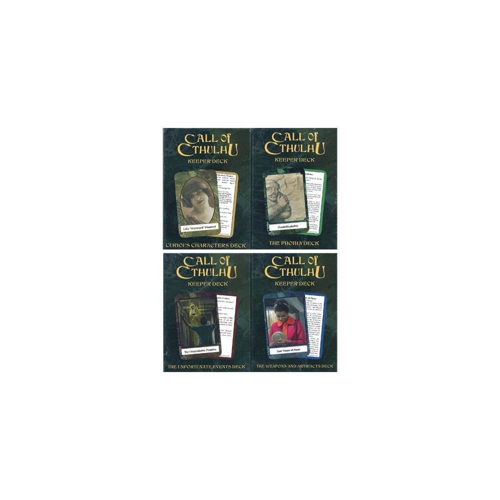 Call of Cthulhu 7th Ed - Keeper Decks