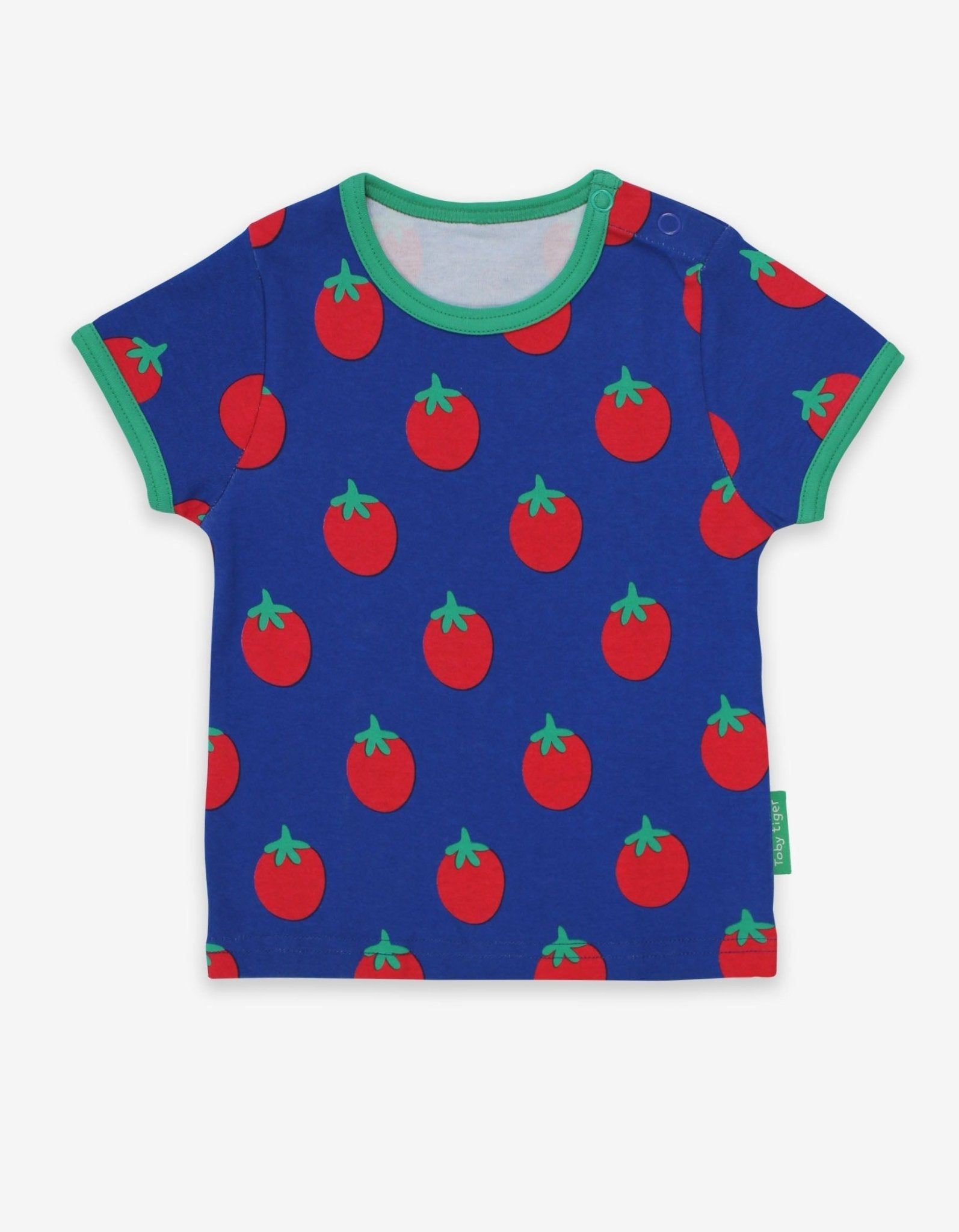 Toby Tiger T-Shirt , Tomaten Print