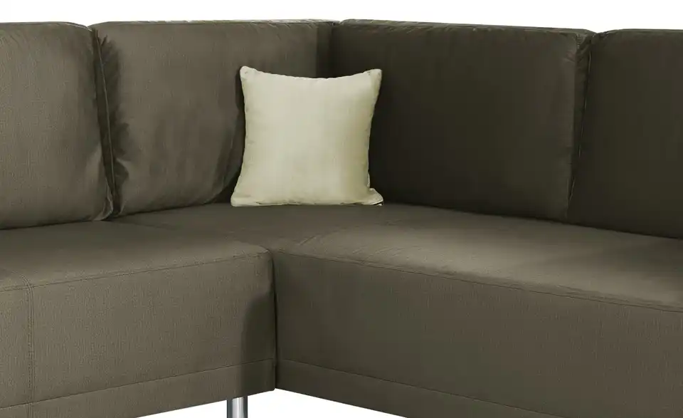 Wohnlandschaft Mara Braun, Beige rechts Mikrofaser