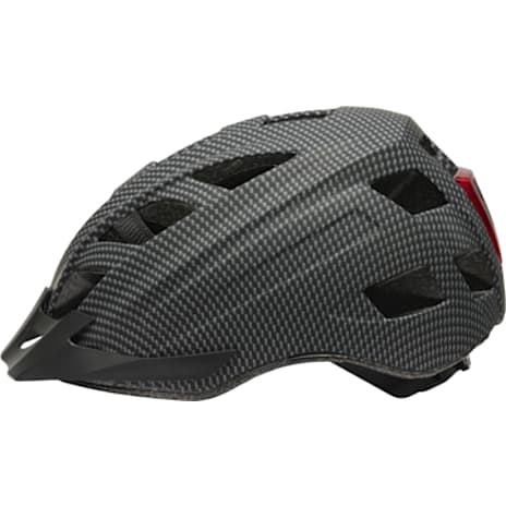CSI cykelhjelm med lys - carbon