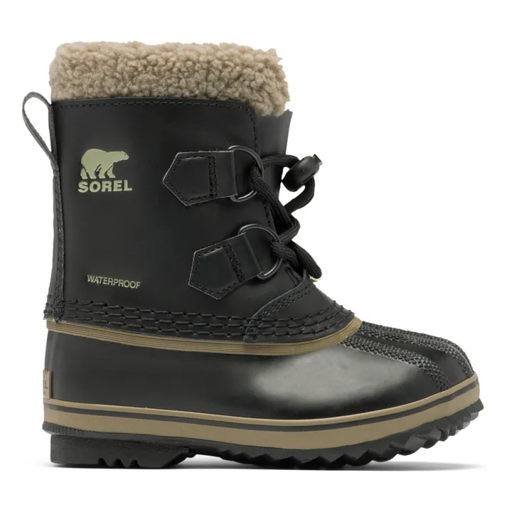 Sorel Bottes Fourrées Yoot Pac Cuir Enduit | Noir