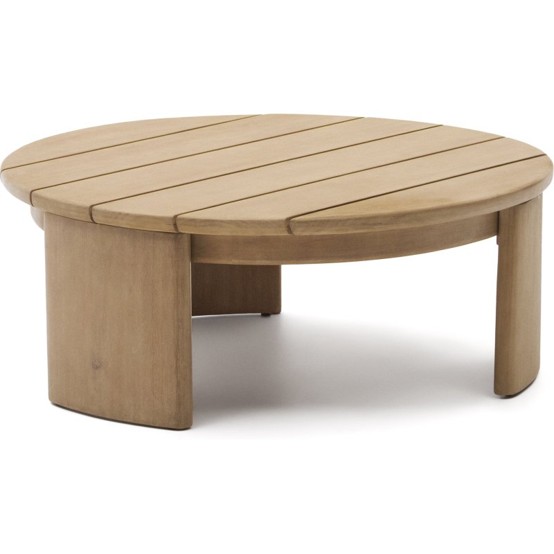 Table basse Xoriguer en bois d’eucalyptus Ø 95,5 cm