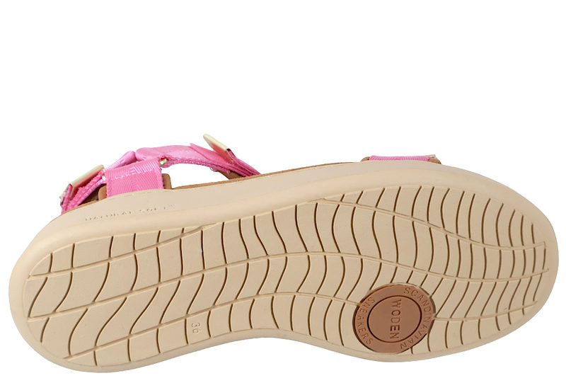 WODEN LINE AURORA SANDAL I PINK TEKSTIL