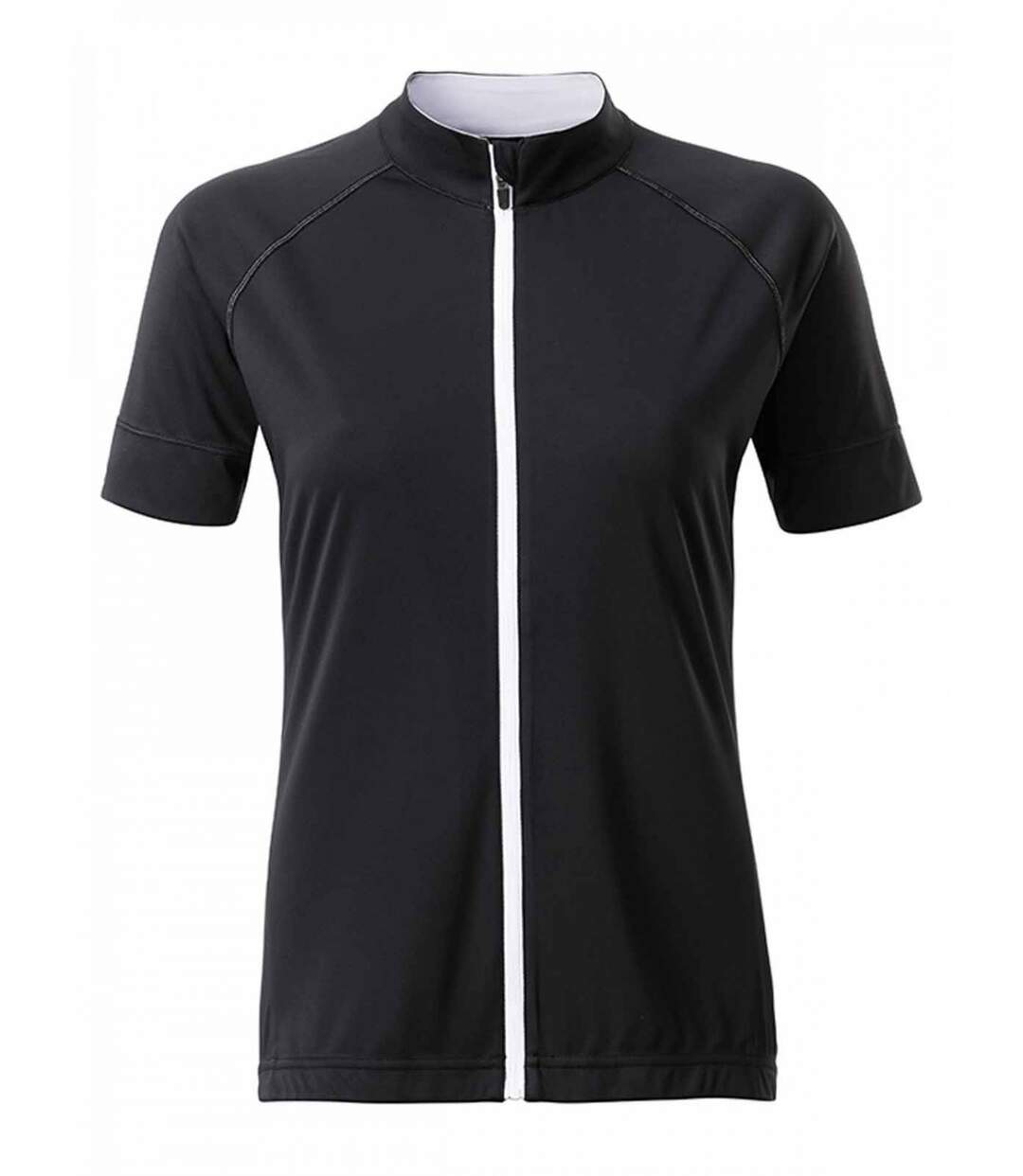 maillot cycliste zippé - FEMME - JN515 - noir