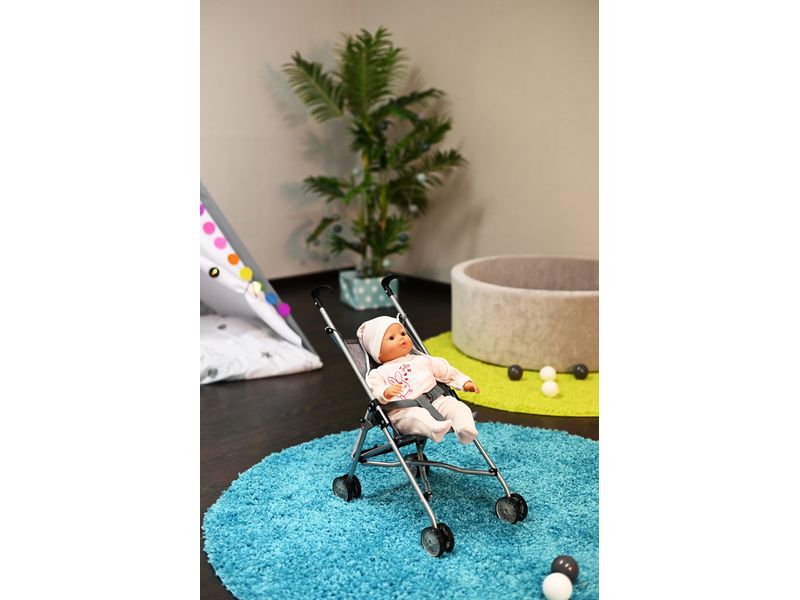 Knorrtoys Puppenbuggy Sim Grau Puppenwagen