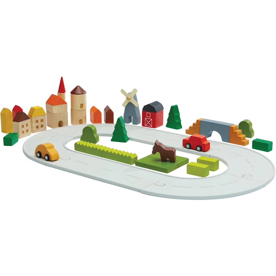 PlanToys Spielklötze Dorf