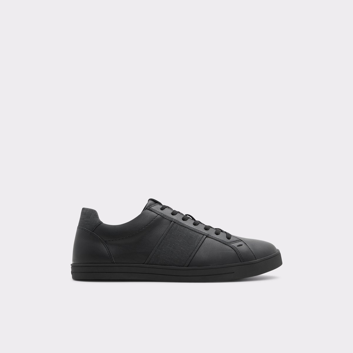 Monospec Black Synthetic Smooth Men Low top