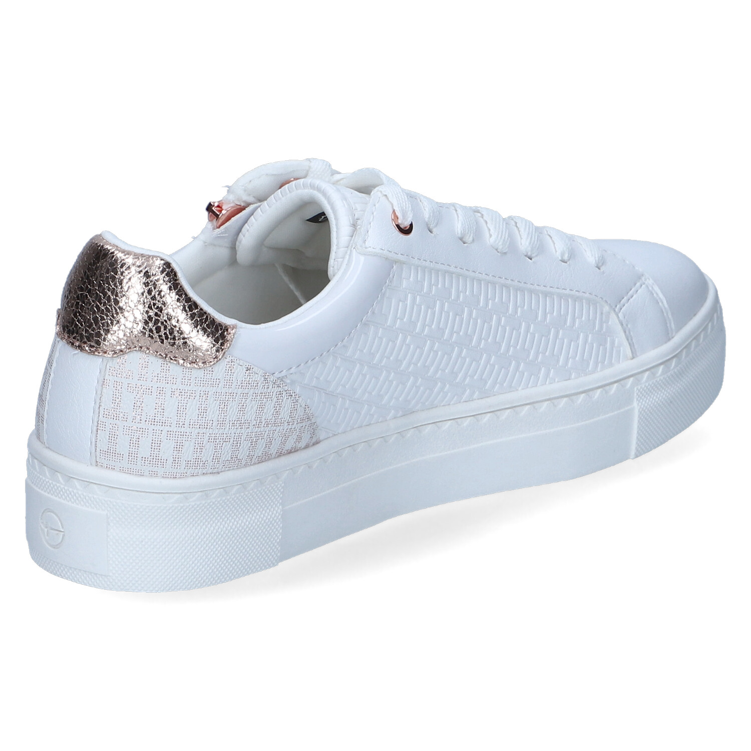 Tamaris Low Sneakerj - wht/rose gold