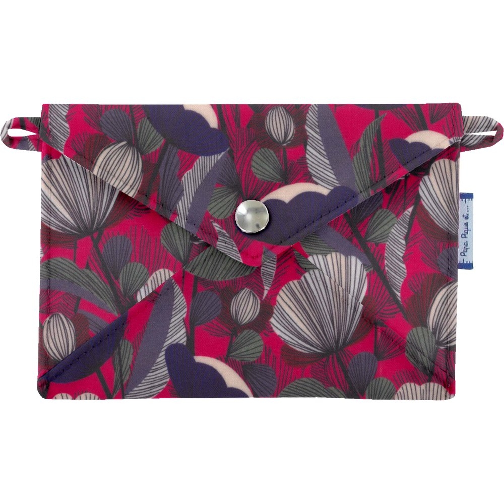Petite Pochette Enveloppe Pavot Fuchsia