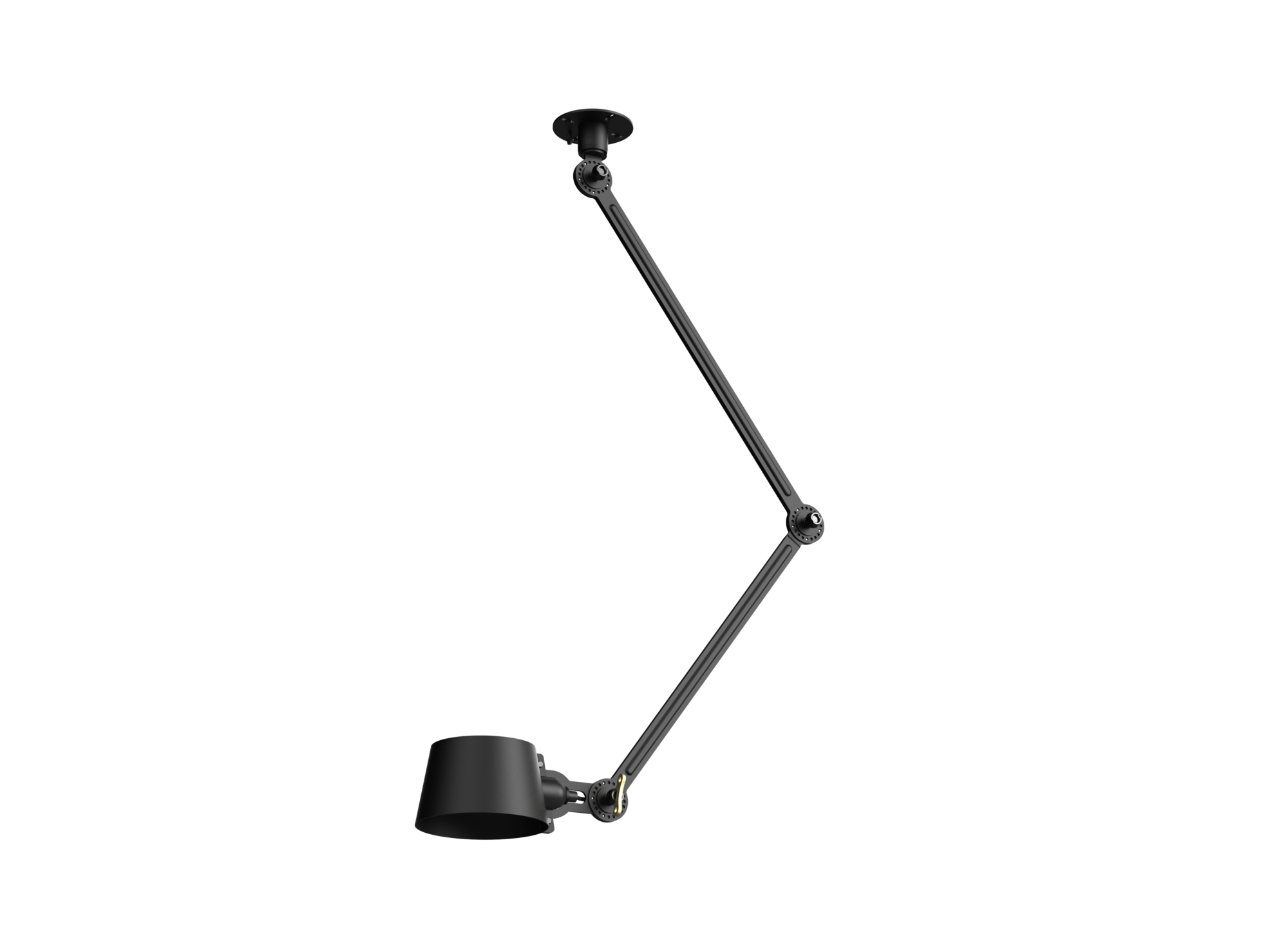 Plafondlamp Bolt sidefit install 2 armen smokey black