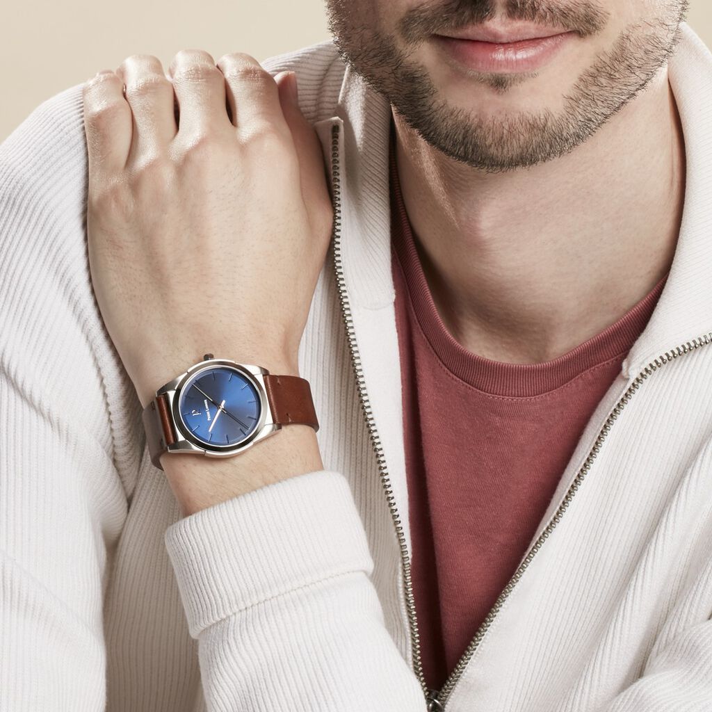 Montre Pierre Lannier Candide Bleu