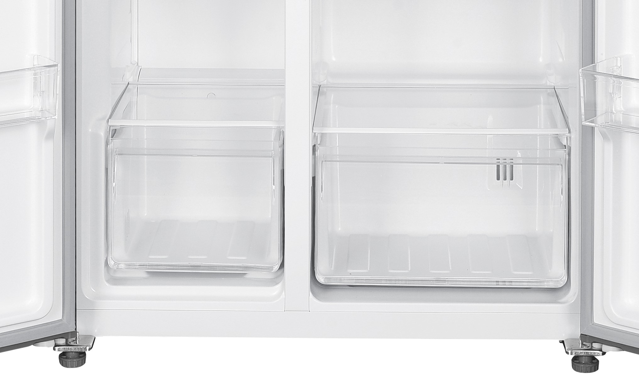 Kühlschrank mit Gefrierer 532L grau