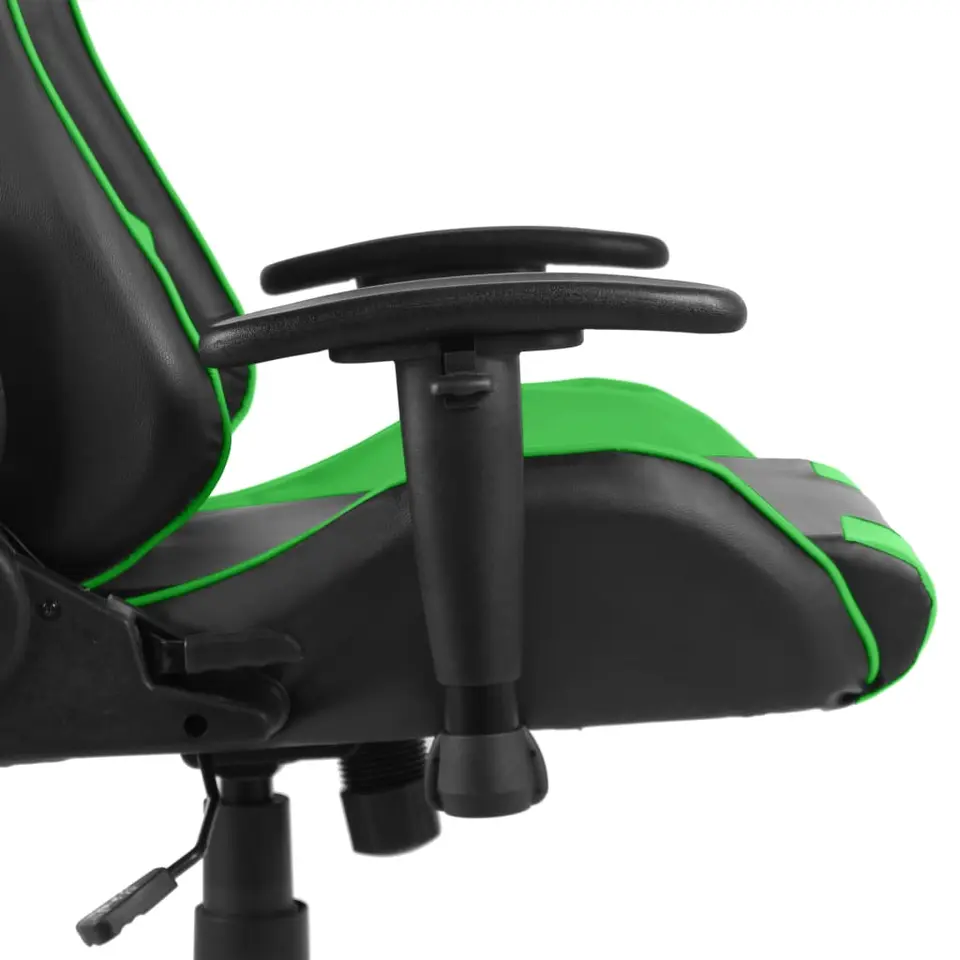 vidaXL - Gamingstoel - Groen - PVC