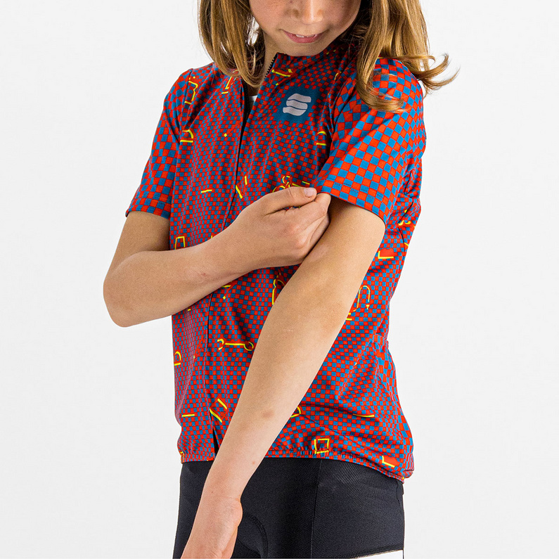 Sportful Kinder Checkmate Radtrikot