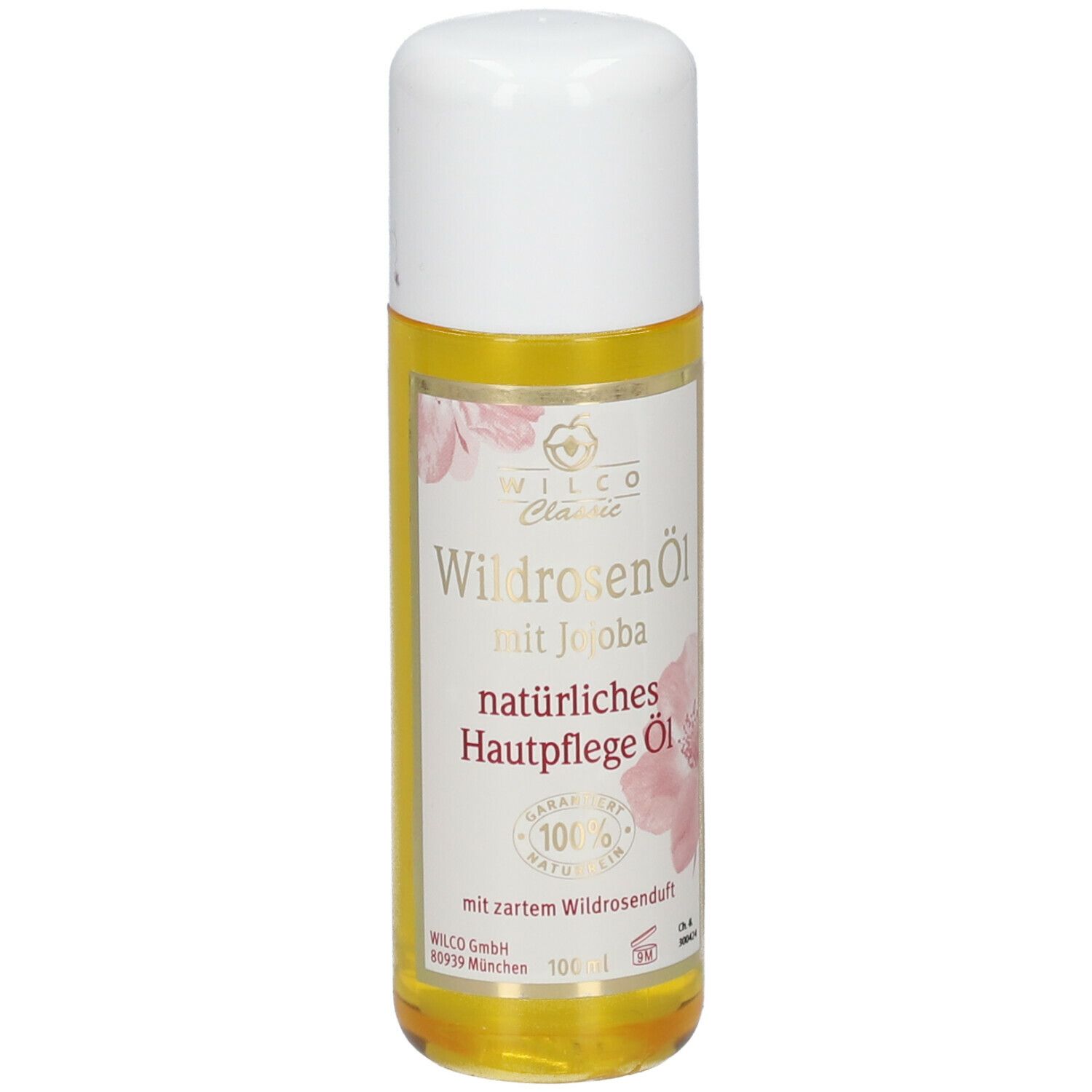 Wilco Natur Wildrosen Öl Bio 100% naturrein mit Jojoba