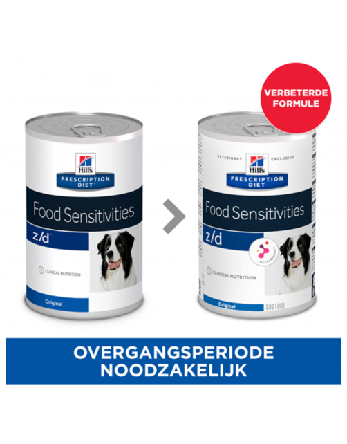 Hill's Prescription Diet Z\/D Food Sensitivities Blik - Hondenvoer - 370 g