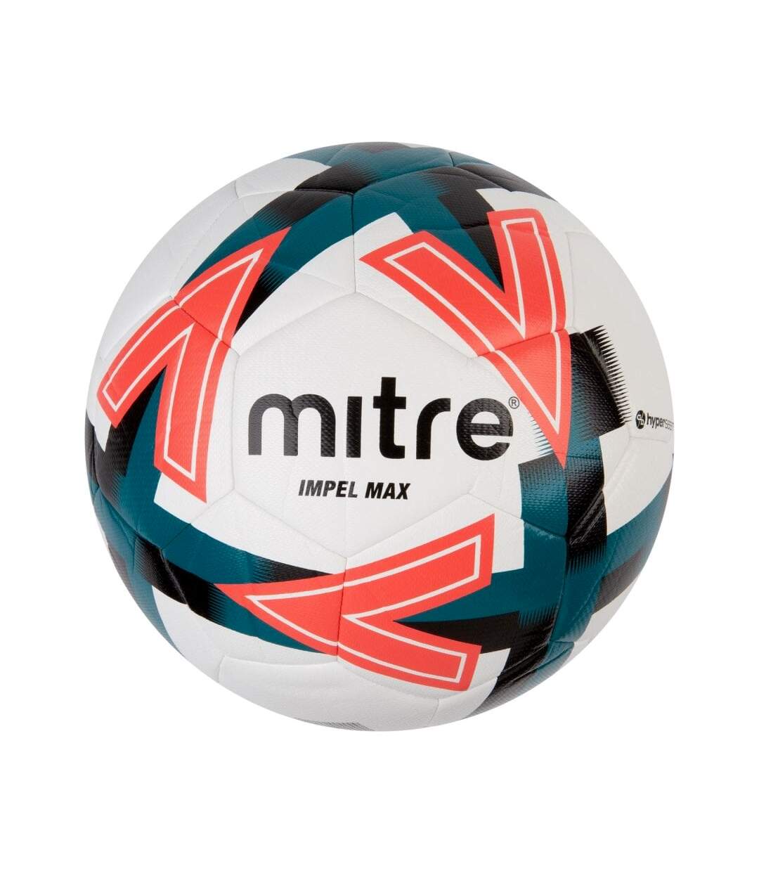 Mitre - Ballon de foot IMPEL MAX (Blanc / Rouge / Noir) (Taille 4) - UTCS204