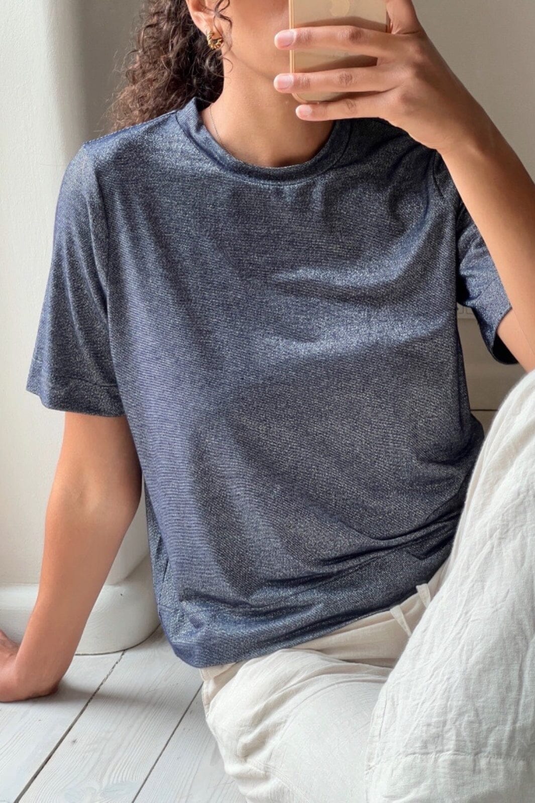 Neo Noir Zettner Glitter Tee