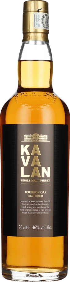 KAVALAN BOURBON OAK MATURED 70CL