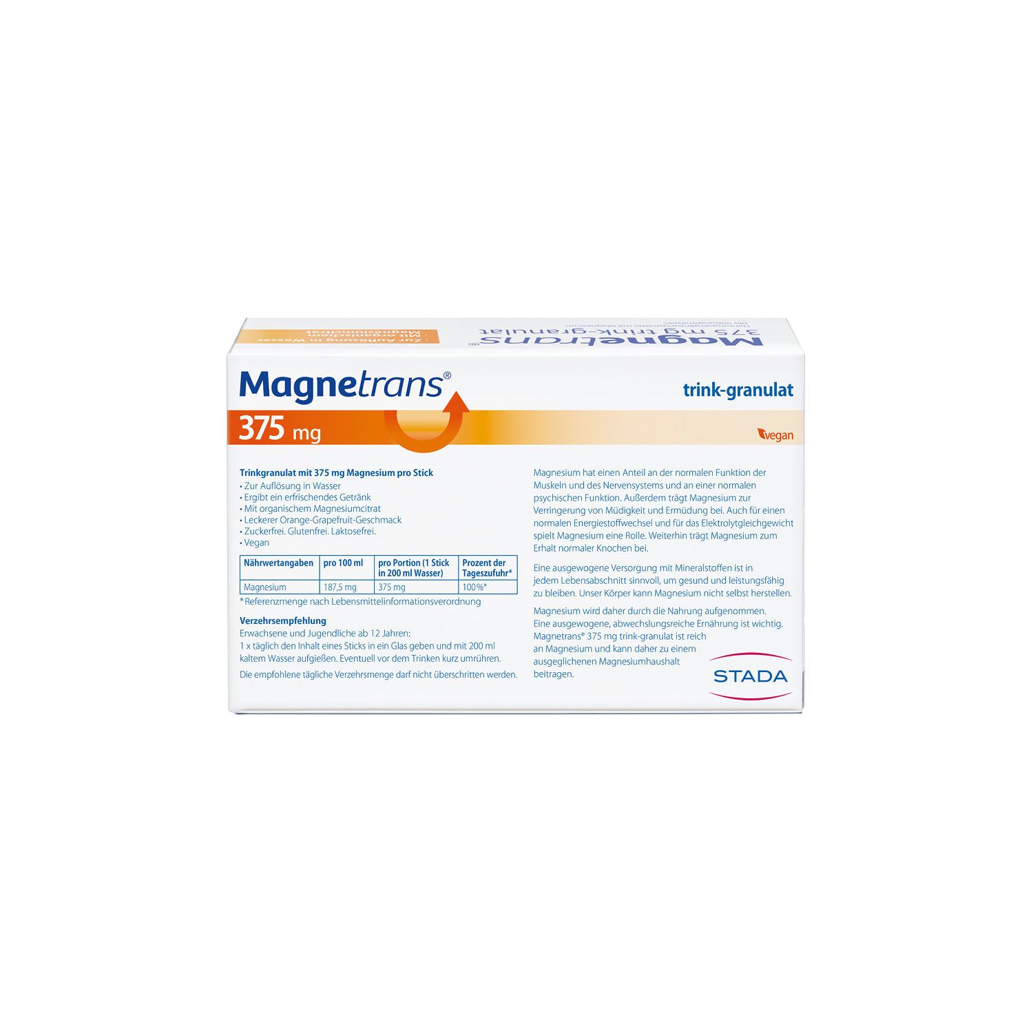 Magnetrans® 400 mg Magnesium trink-granulat