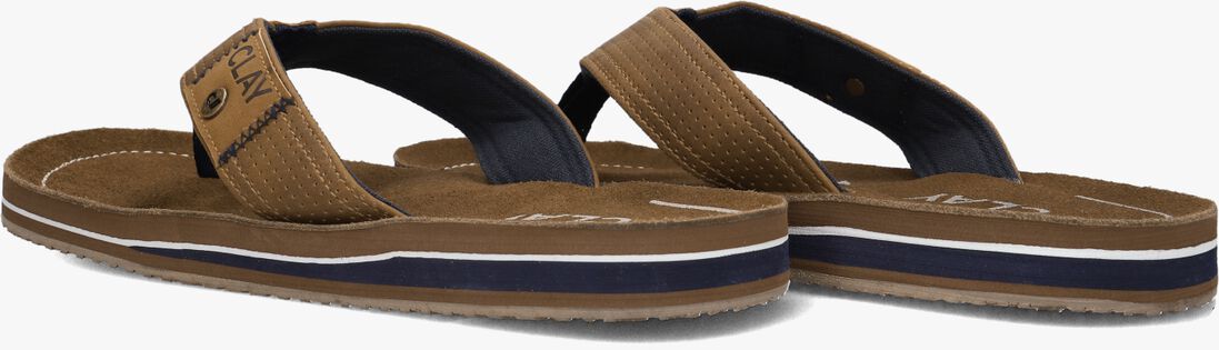 CLAY cognac clay slippers clay001