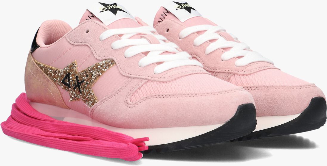 SUN68 roze sun68 lage sneakers stargirl glitter logo