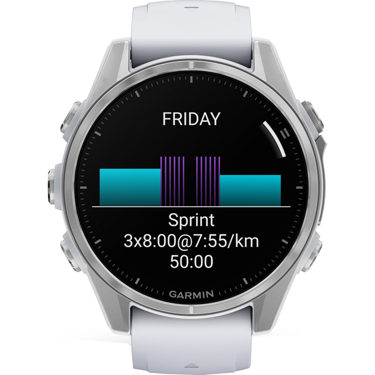 Garmin Fenix 8 smartklokke 43 mm (Whitestone)
