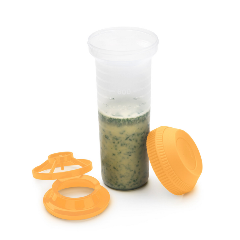 Shaker 750ml Der perfekte Alleskönner für die Zubereitung von Shakes, Dressings, Omeletts, Getränken und mehr!