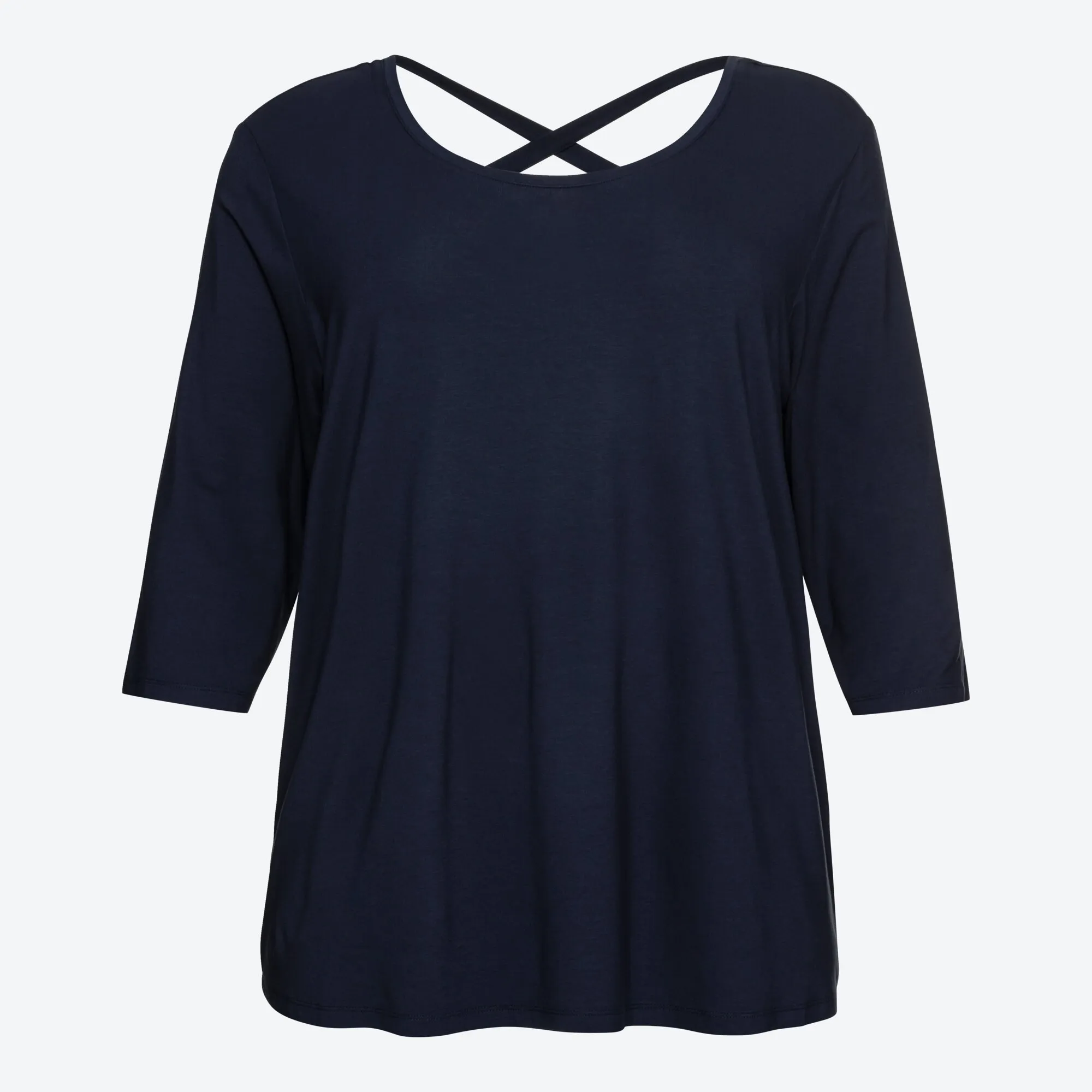 Damen-Shirt mit Zierbändern, große Größen
