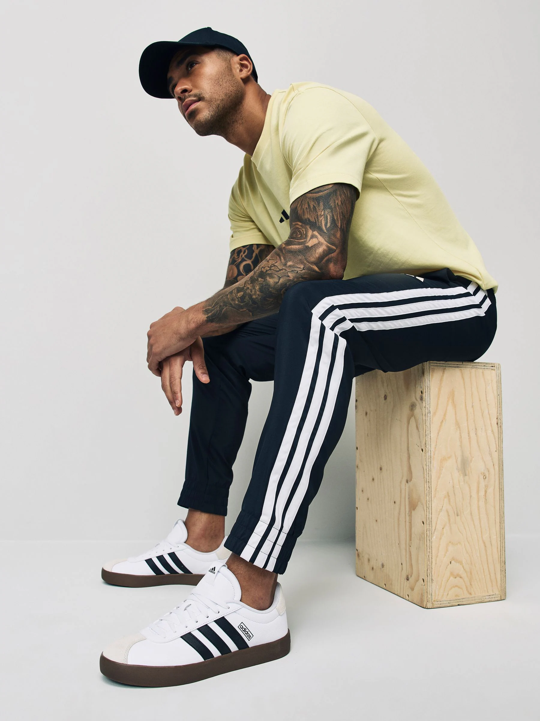 Zwart - adidas joggingbroek