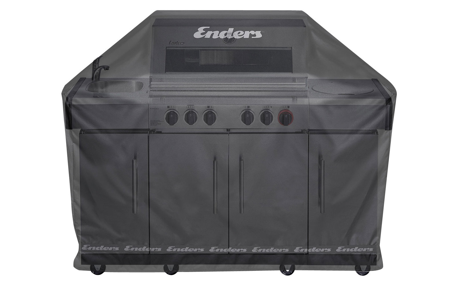 Enders Wetterschutzhülle für Gasgrill Kansas Pro 3 und 4 / Monroe Pro 3 und 4 / Boston Black 4 IK / Colorado 4