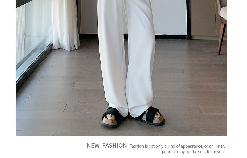 Luminato - High Rise Plain Wide Leg Pants (verschillende ontwerpen)