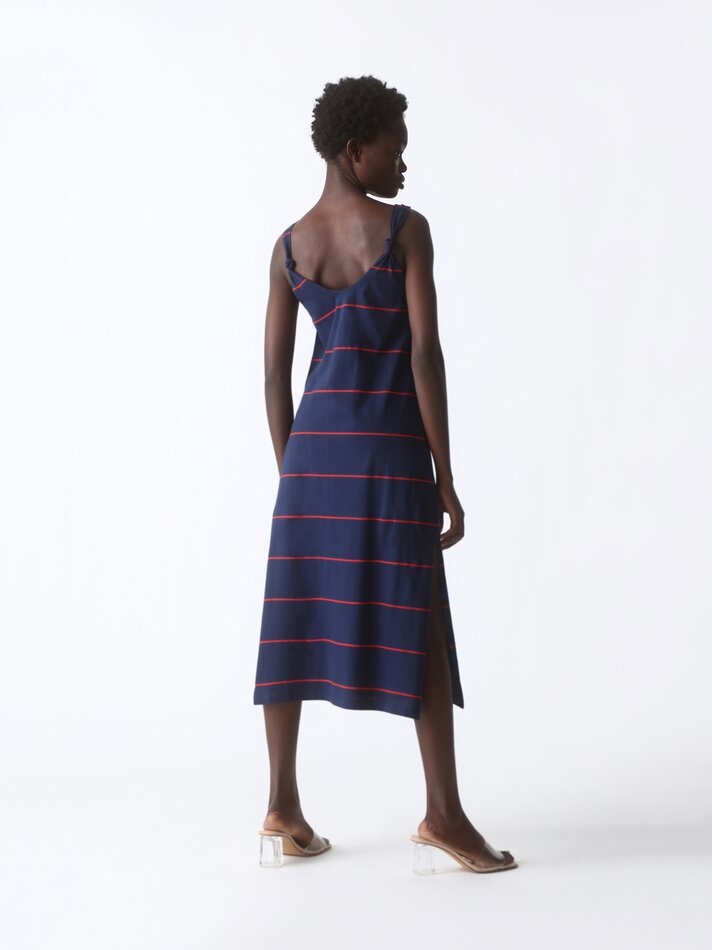 Vestido longo Coca-Cola - Azul Marinho