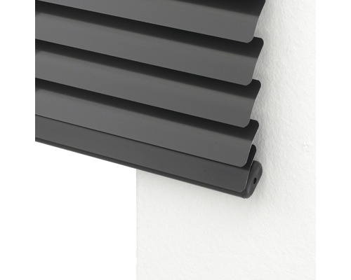 Soluna DIM-OUT aluminium jaloezie 40x170 cm leisteen, met 20% meer lamellen voor betere verduistering