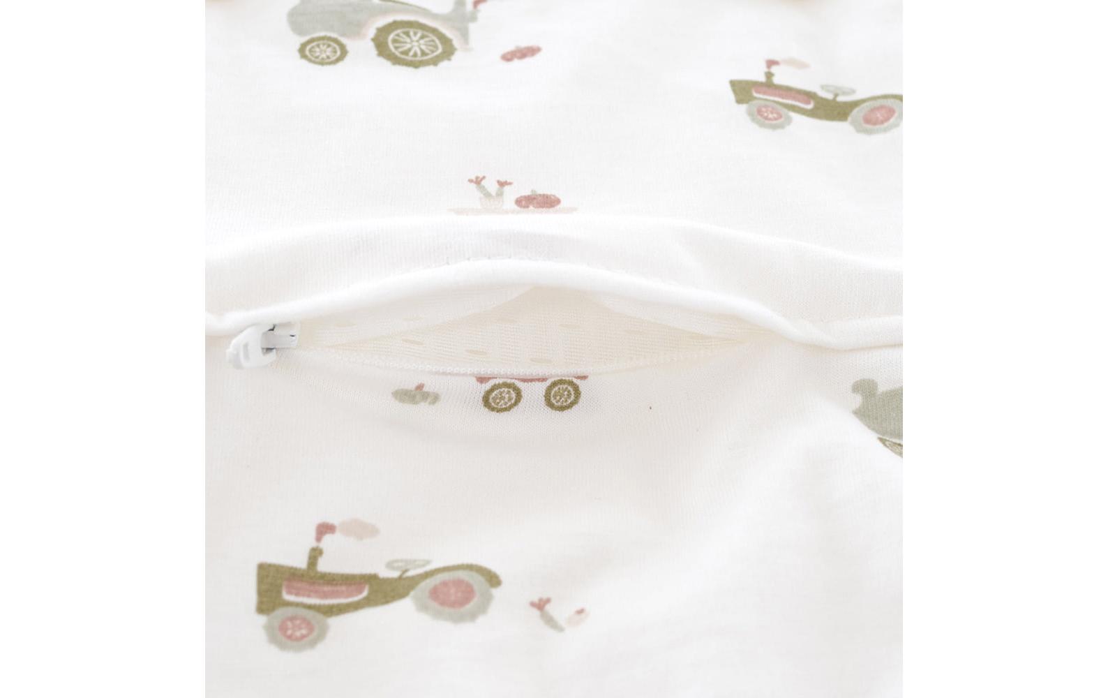 Baby-Sommerschlafsack Lieb Little Farm Grün Gr. 50/56Hochwertiger Babyschlafsack