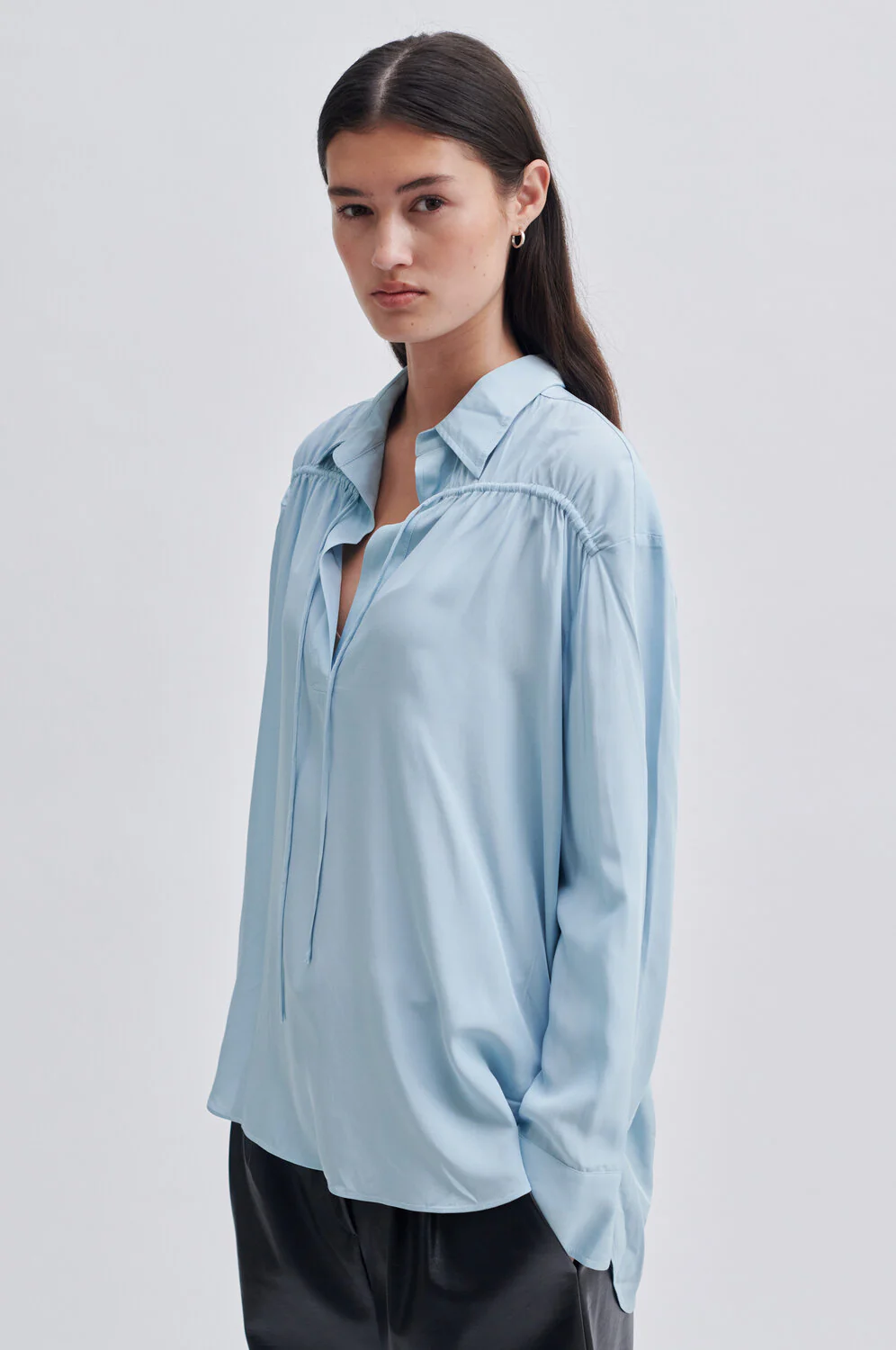 Second Female  Cibelle skjortebluse - Starlight Blue