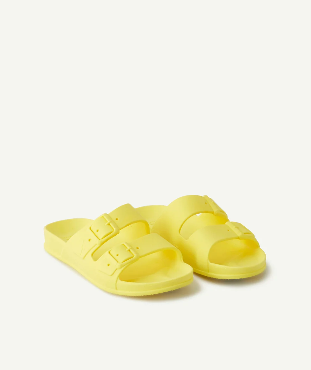 CACATOESSANDALES JAUNE FLUO PARFUMÉES FILLE