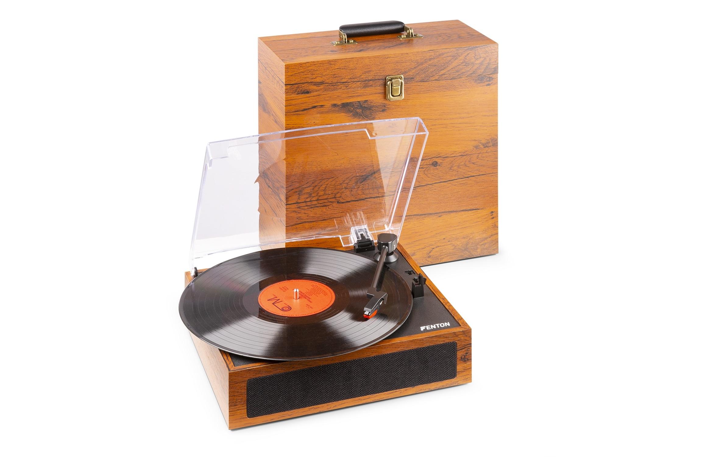 Plattenspieler mit Bluetooth RP170L Braun<br>Retro Plattenspieler mit Bluetooth