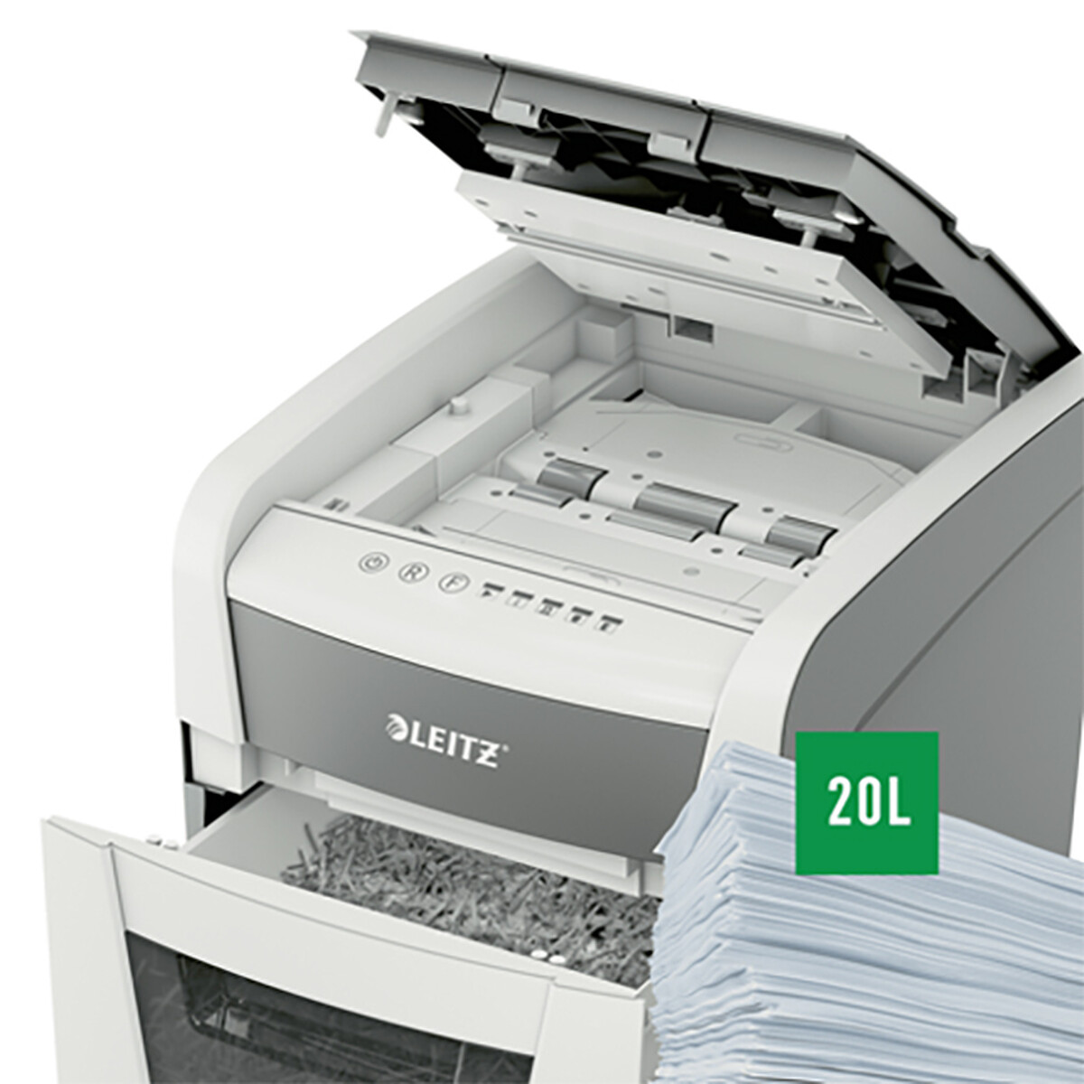 Leitz Destructeur IQ Autofeed Small Office 50X Sécurité DIN P-4 Coupe croisée