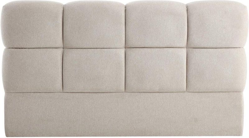 DAMADO - Hoofdbord - Beige - 180 cm - Gestructureerde Stof van Pascal Morabito