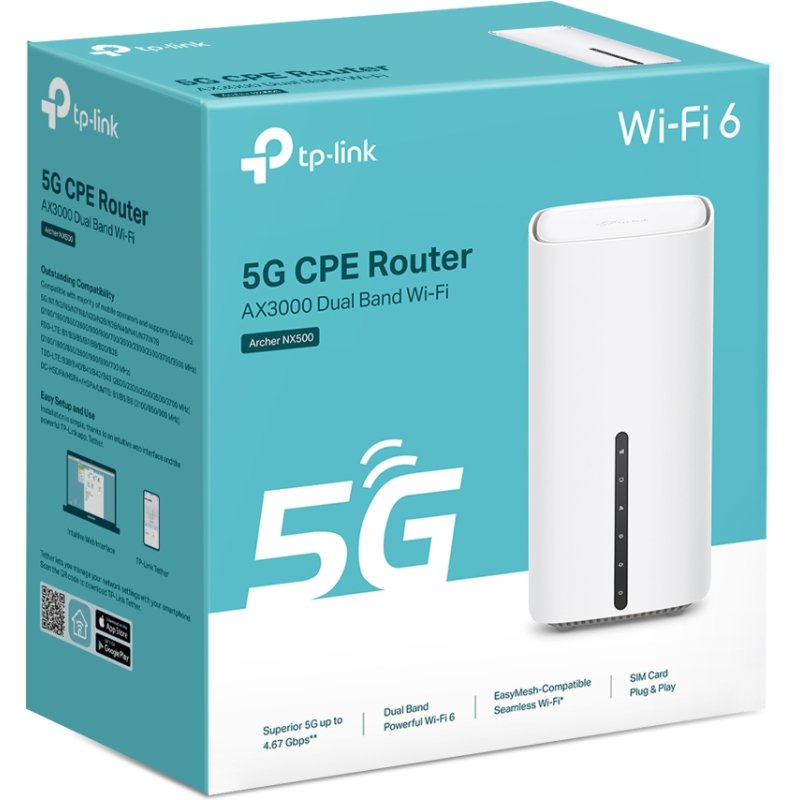 TP-Link Archer AX3000 routeur sans fil Gigabit Ethernet Bi-bande (2,4 GHz / 5 GHz) 5G Blanc