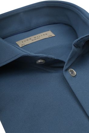 John Miller Overhemd Hyperstretch Indigo 5142035-165000 kopen