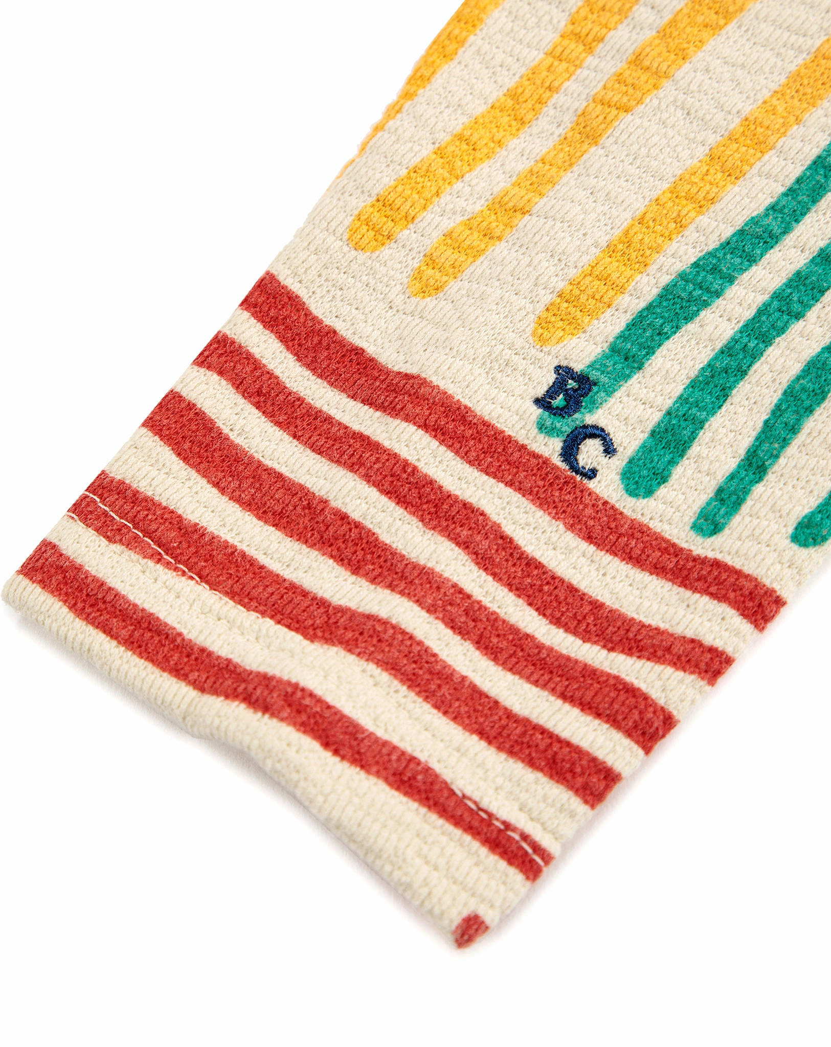 Langarm-Kleid CRAZY LINES AOP in multicolor