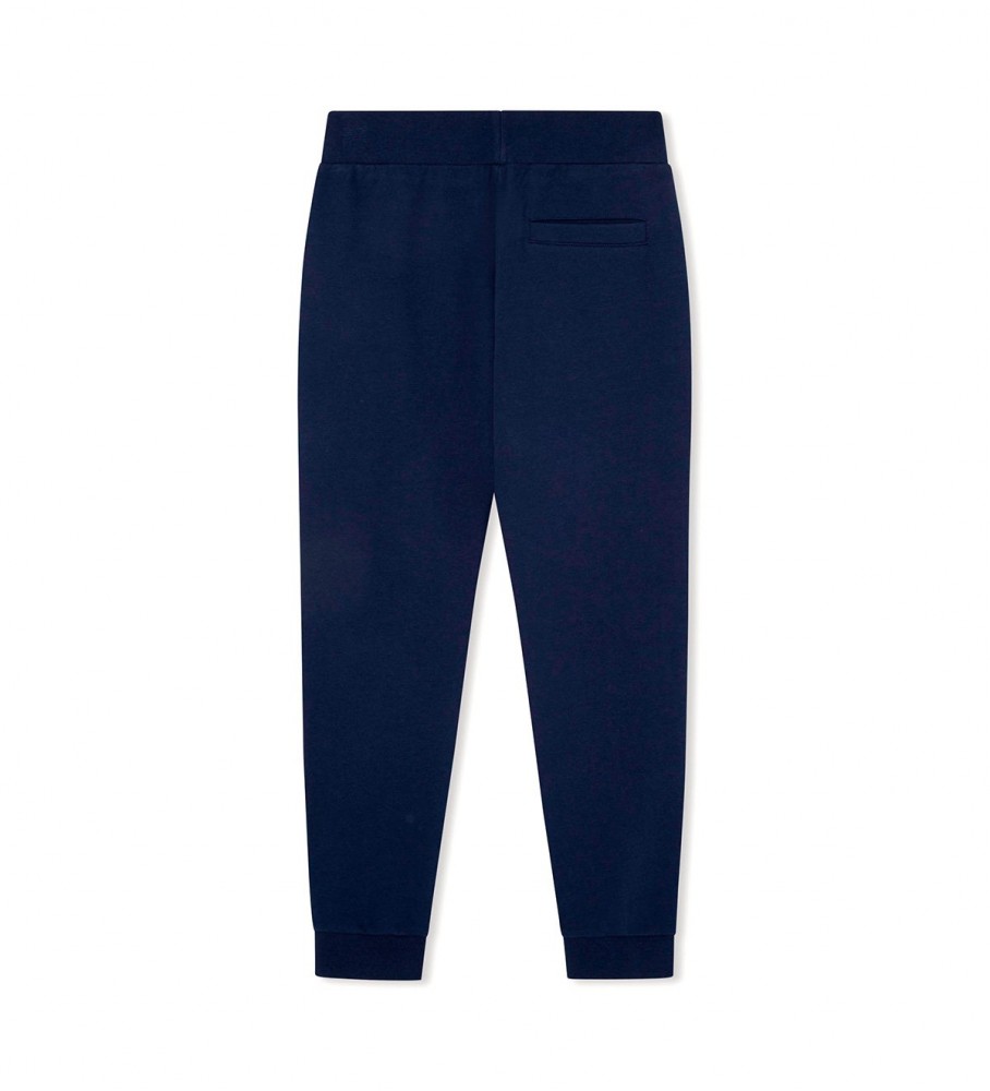Calças de moletom Hackett Heritage na cor azul marinho