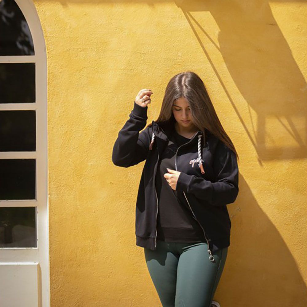 Pénélope COMETE - Sweat Femme noir