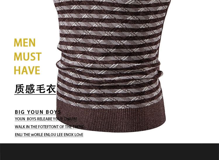 Phoneus - V-hals gestreept vest