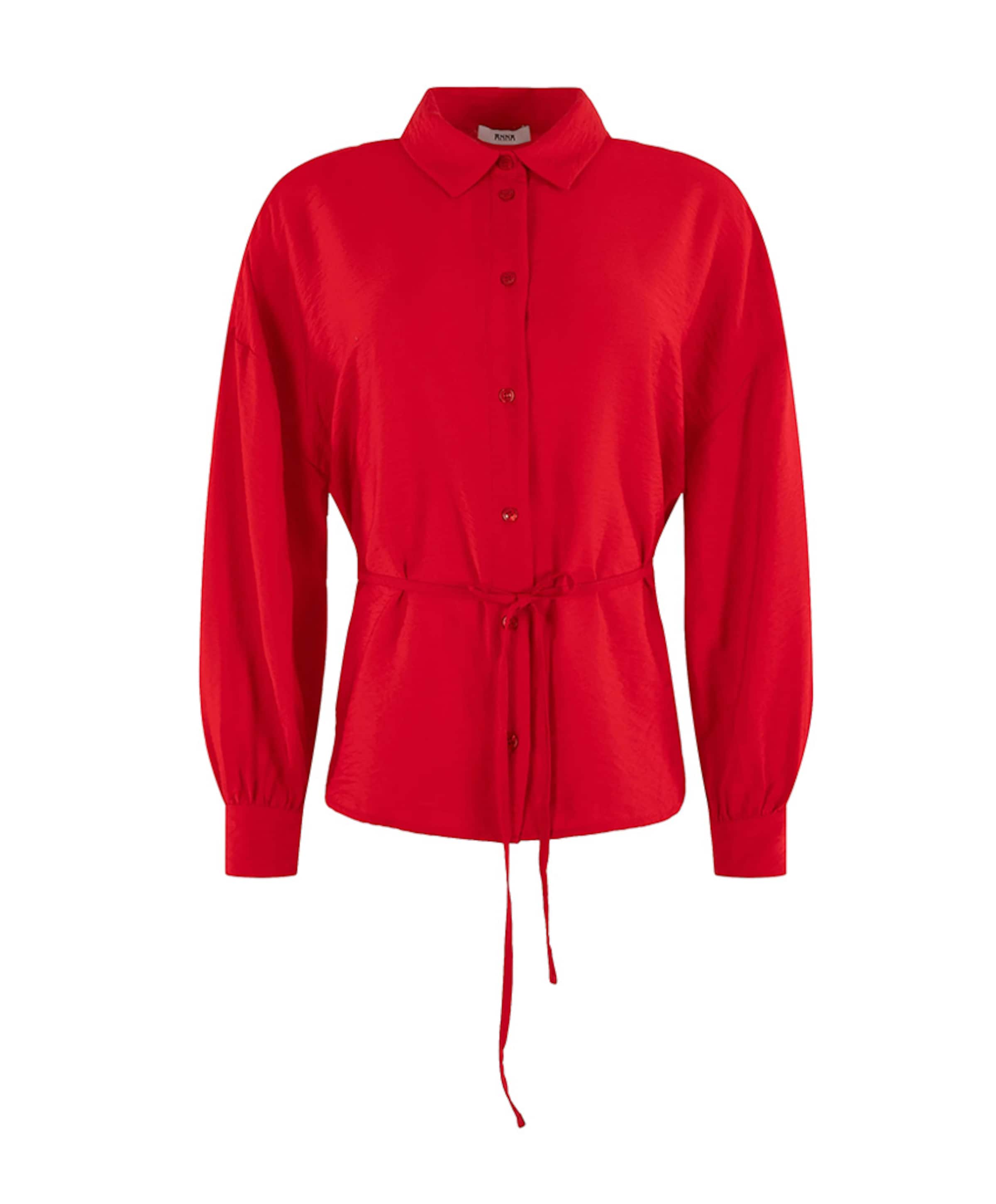 Anna Dames blouse rood