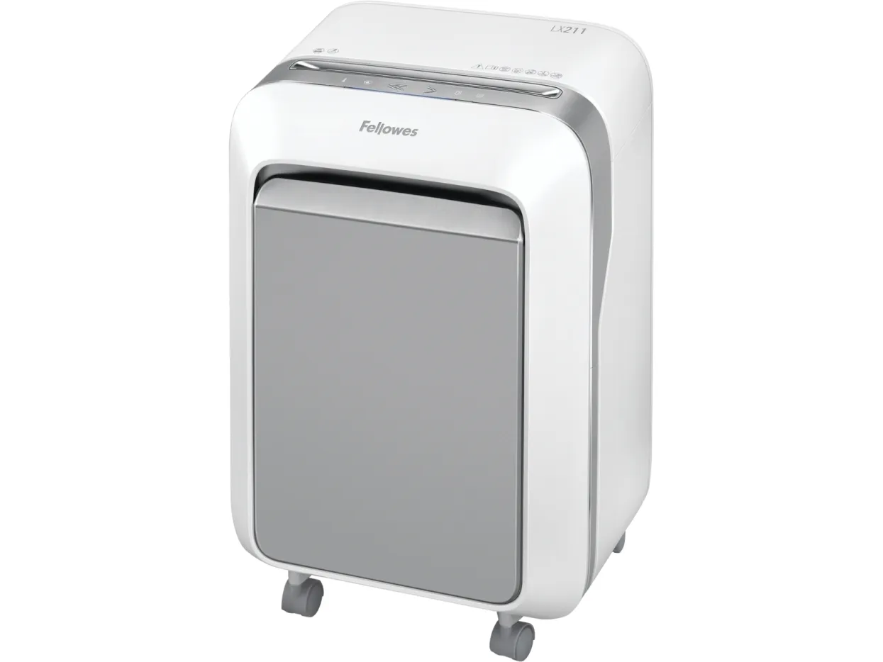 Makulator Fellowes Powershred® LX211 micro-cut 2x12 mm hvid (P-5)